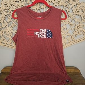 The North Face Sleevless Flag Tee Ladies Large
